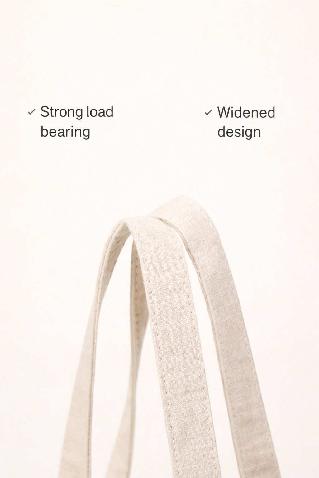 Lightweight Ramie Canvas Large Tote Bag